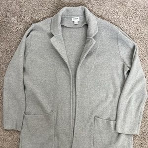 J.Crew Gray Sweater Blazer